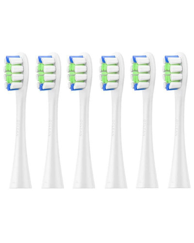 Насадка для зубної електрощітки Oclean P1C1 W06 Plaque Control Brush Head White (6 шт) (6970810552225)