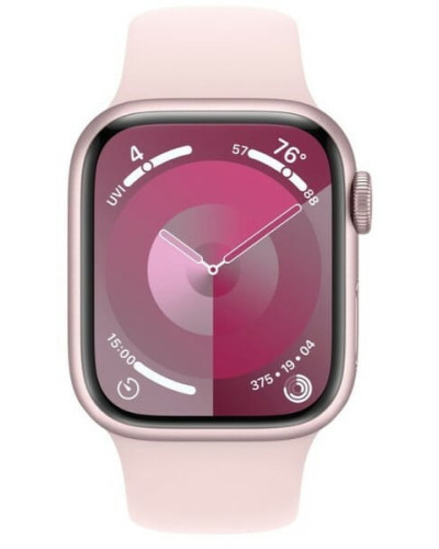 Смарт-годинник Apple Watch Series 9 GPS 45mm Pink Aluminium Case with Light Pink Sport Band - M/L (MR9H3QP/A)