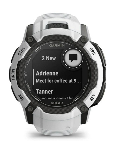 Смарт-часы Garmin Instinct 2X Solar Whitestone (010-02805-44)