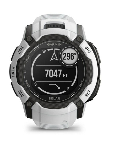 Смарт-часы Garmin Instinct 2X Solar Whitestone (010-02805-44)