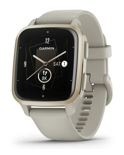 Смарт-годинник Garmin Venu Sq 2 Music French Gray/Cream Gold (010-02700-82)
