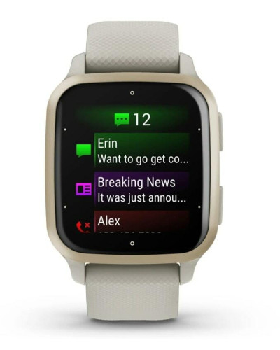 Смарт-годинник Garmin Venu Sq 2 Music French Gray/Cream Gold (010-02700-82)