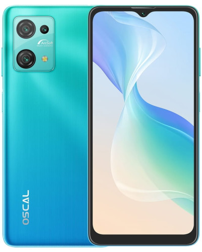 Смартфон Oscal C30 4/32GB Dual Sim Streaming Green