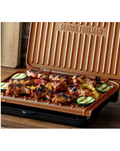 Електрогриль Russell Hobbs 25811-56 George Foreman Fit Grill Copper Medium