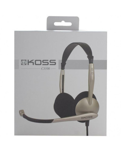 Гарнитура Koss CS100 USB Black/Gold  (194556.101)