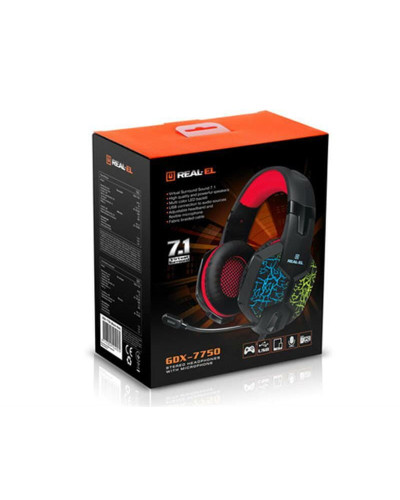 Гарнітура REAL-EL GDX-7750 Black/Red