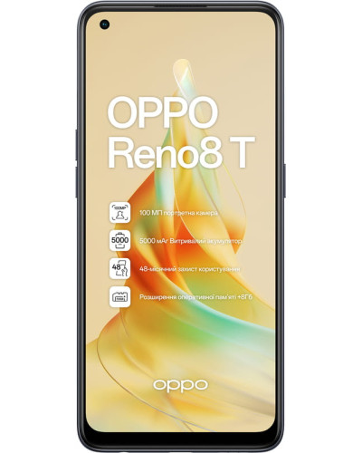 Смартфон Oppo Reno8 T 8/128GB Dual Sim Midnight Black