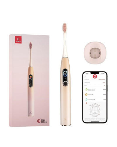 Розумна зубна електрощітка Oclean X Pro Sakura Pink (OLED) (Міжнародна версія) (6970810551488)