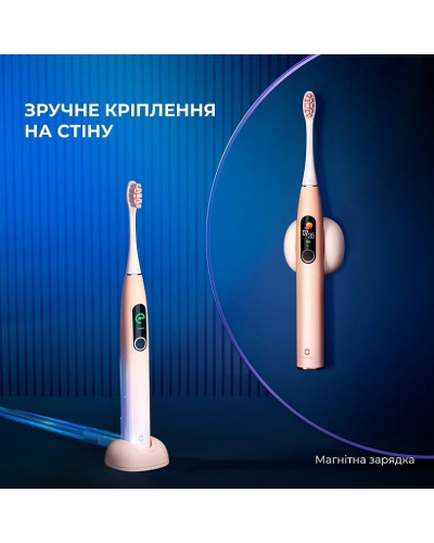 Розумна зубна електрощітка Oclean X Pro Sakura Pink (OLED) (Міжнародна версія) (6970810551488)