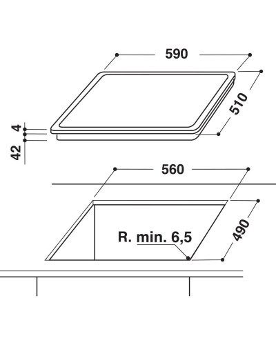 Варочная поверхность Indesit RI 161 C