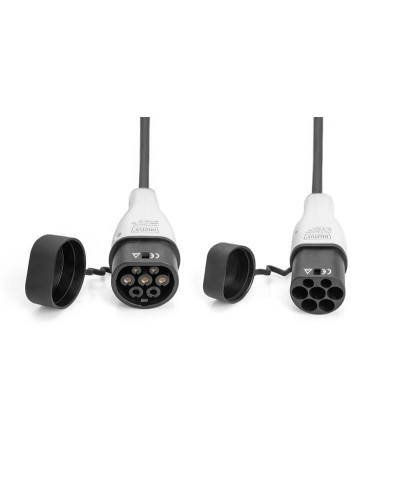 Зарядный кабель Digitus для электромобилей Type 2 to Type 2 Standard, 32А, 7.4кВт, 1 фазный, 10м (DK-1P32-100)