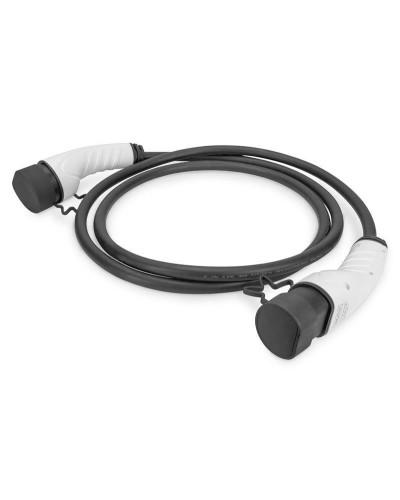 Зарядный кабель Digitus для электромобилей Type 2 to Type 2 Standard, 32А, 7.4кВт, 1 фазный, 10м (DK-1P32-100)