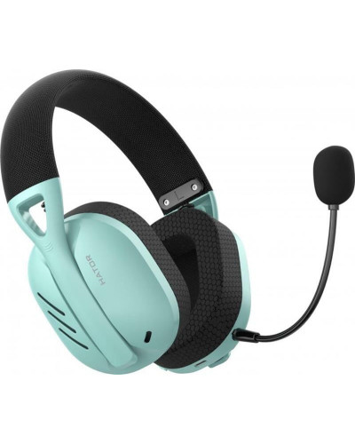Bluetooth-гарнитура Hator Hyperpunk 2 Wireless Tri-mode Black/Mint (HTA-858)