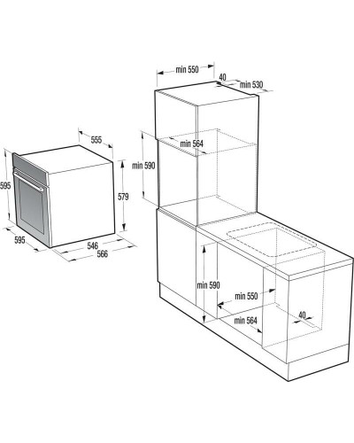 Духова шафа Gorenje BOP747ORAB