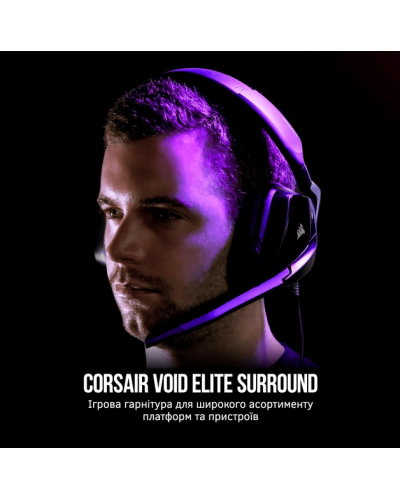 Гарнитура Corsair Gaming Void Elite Surround Carbon (CA-9011205-EU)