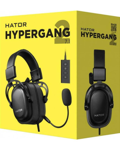 Гарнитура Hator Hypergang 2 USB 7.1 Black (HTA-940)