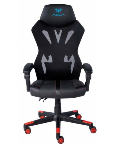 Крісло для геймерів Aula F010 Gaming Chair Black/Red (6948391286228)