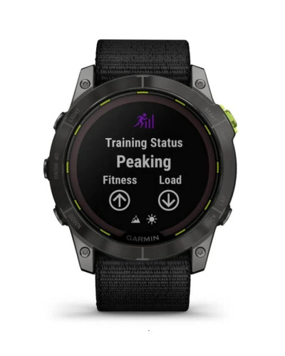 Смарт-годинник Garmin Enduro 2 Sapphire Carbon Gray DLC Titanium with Black UltraFit Nylon Strap (010-02754-13)