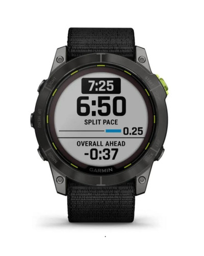 Смарт-годинник Garmin Enduro 2 Sapphire Carbon Gray DLC Titanium with Black UltraFit Nylon Strap (010-02754-13)