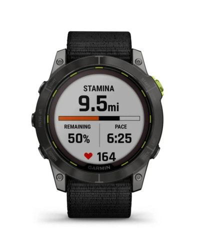 Смарт-годинник Garmin Enduro 2 Sapphire Carbon Gray DLC Titanium with Black UltraFit Nylon Strap (010-02754-13)