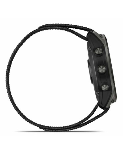 Смарт-годинник Garmin Enduro 2 Sapphire Carbon Gray DLC Titanium with Black UltraFit Nylon Strap (010-02754-13)