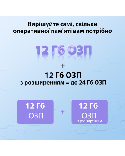 Смартфон Oscal Tiger 12 12/256GB Dual Sim Cerulean Blue