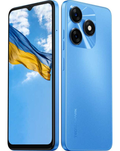 Смартфон Tecno Spark 10 (KI5q) 8/128GB NFC Dual Sim Meta Blue (4895180797743)