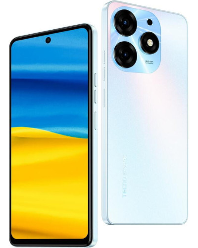 Смартфон Tecno Spark 10 Pro (KI7) 8/256GB NFC Dual Sim Pearl White (4895180796111)