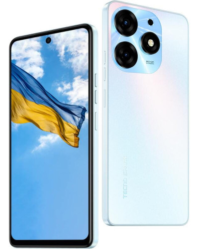 Смартфон Tecno Spark 10 Pro (KI7) 8/256GB NFC Dual Sim Pearl White (4895180796111)