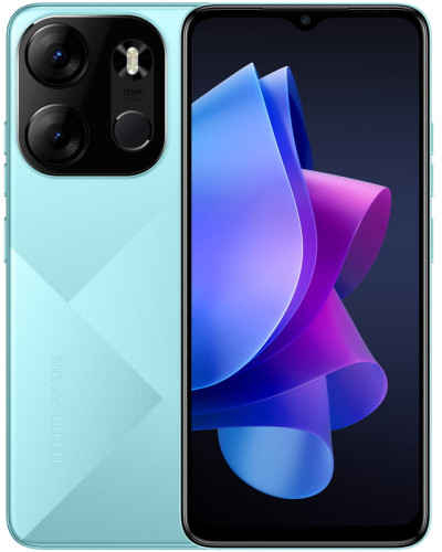 Смартфон Tecno Spark Go 2023 (BF7) 4/64GB Dual Sim Uyuni Blue (4895180793028)