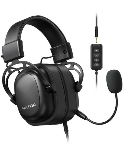 Гарнiтура Hator Hypergang 7.1 USB Black (HTA-840)