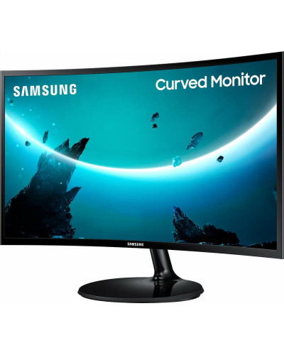 Монiтор Samsung 24" LS24C360 (LS24C360EAIXCI) Curved VA Black