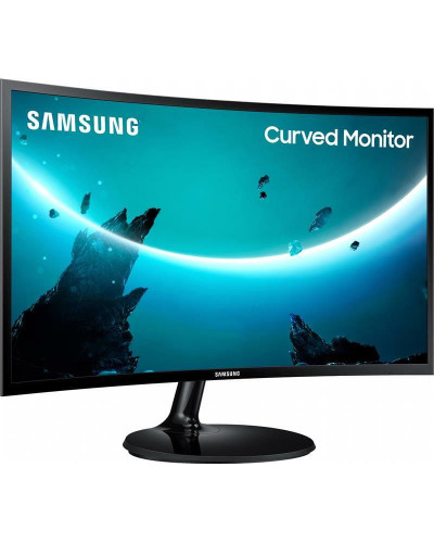 Монiтор Samsung 24" LS24C360 (LS24C360EAIXCI) Curved VA Black