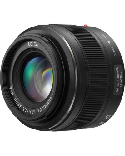 Об`єктив Panasonic Micro 4/3 Lens 25mm f/1.7 ASPH. Lumix G (H-H025ME-K)