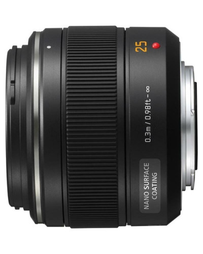 Об`єктив Panasonic Micro 4/3 Lens 25mm f/1.7 ASPH. Lumix G (H-H025ME-K)