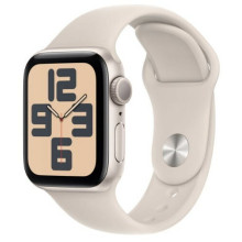 Смарт-годинник Apple Watch SE GPS 40mm Starlight Aluminium Case with Starlight Sport Band - M/L (MR9V3QP/A)