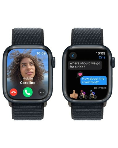 Смарт-годинник Apple Watch Series 9 GPS 41mm Midnight Aluminium Case with Midnight Sport Loop (MR8Y3QP/A)