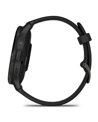 Смарт-часы Garmin Venu 3 Slate Stainless Steel Bezel with Black Case and Silicone Band (010-02784-51)