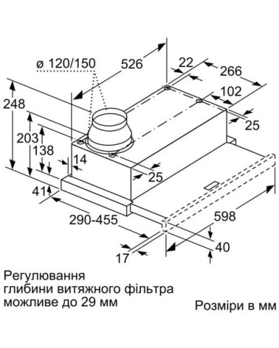 Вытяжка Bosch DFM064W54