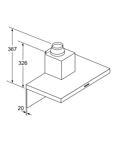 Вытяжка Bosch DWB66DM50