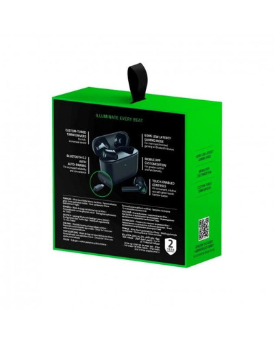 Bluetooth-гарнітура Razer Hammerhead True Wireless X Black (RZ12-03830100-R3G1)