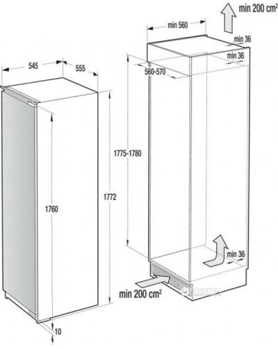 Морозильна камера Gorenje FNI5182A1