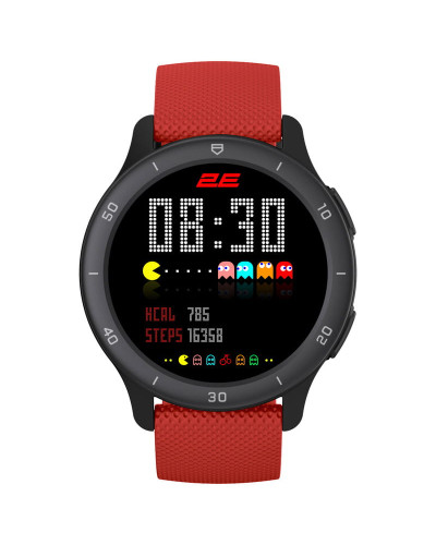 Смарт-часы 2E Motion GT2 47 mm Black/Red (2E-CWW21BKRD)