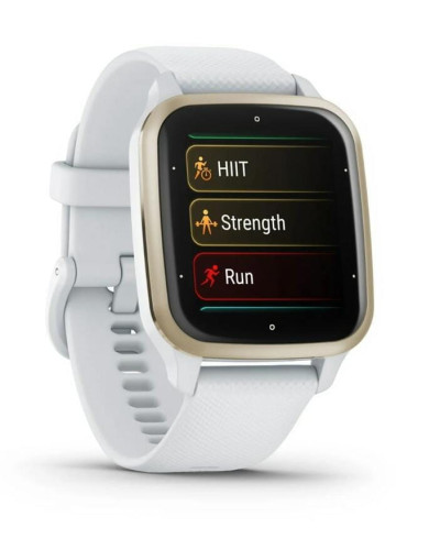 Смарт-годинник Garmin Venu Sq 2 White/Cream Gold (010-02701-81)