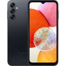 Смартфон Samsung Galaxy A14 SM-A145 4/64GB Dual Sim Black (SM-A145FZKUSEK)