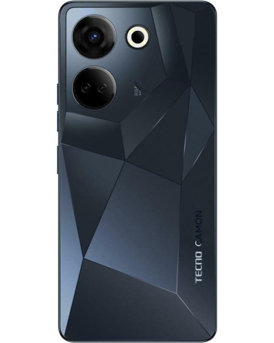 Смартфон Tecno Camon 20 Pro (CK7n) 8/256GB Dual Sim Predawn Black (4895180799792)