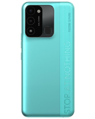 Смартфон Tecno Spark 8С (KG5k) 4/128GB Dual Sim Turquoise Cyan (4895180777929)