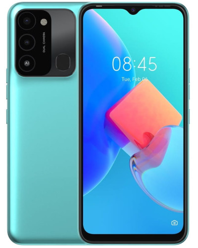 Смартфон Tecno Spark 8С (KG5k) 4/128GB Dual Sim Turquoise Cyan (4895180777929)