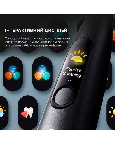 Розумна зубна електрощітка Oclean X Ultra Set Black (OLED) (6970810553499)