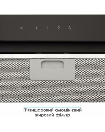 Витяжка Eleyus Gemini 1200 LED 52 BL